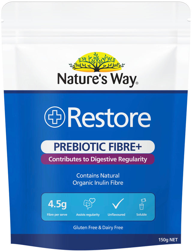 Nature’s Way Restore Probiotic Fiber 150g Powder - OhYouLuckyDuck.com.au