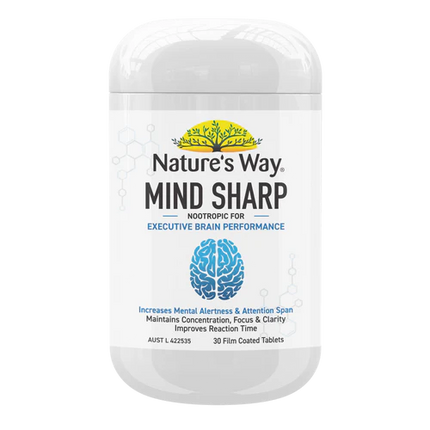 Nature's Way Mind Sharp 30 Tabs - OhYouLuckyDuck.com.au
