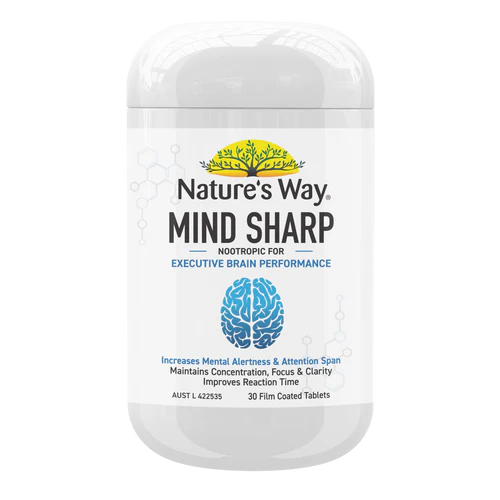 Nature's Way Mind Sharp 30 Tabs - OhYouLuckyDuck.com.au