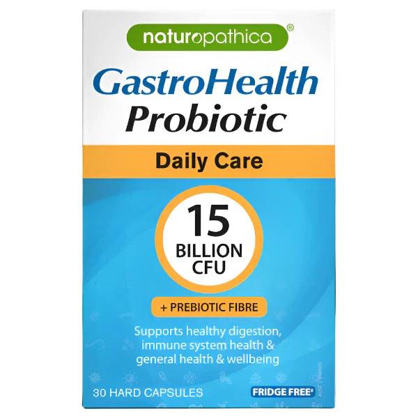 Naturopathica GastroHealth Probiotic Daily Care 30 Capsules - OhYouLuckyDuck.com.au