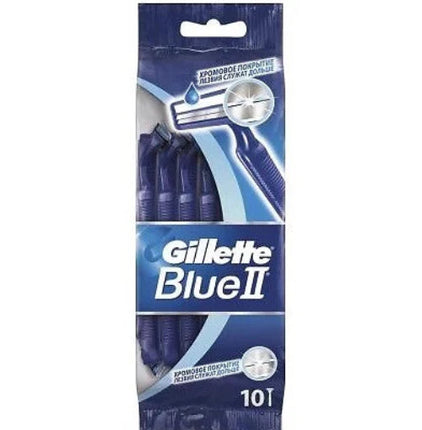 Gillette Blue II Disposable Razor 10Pk