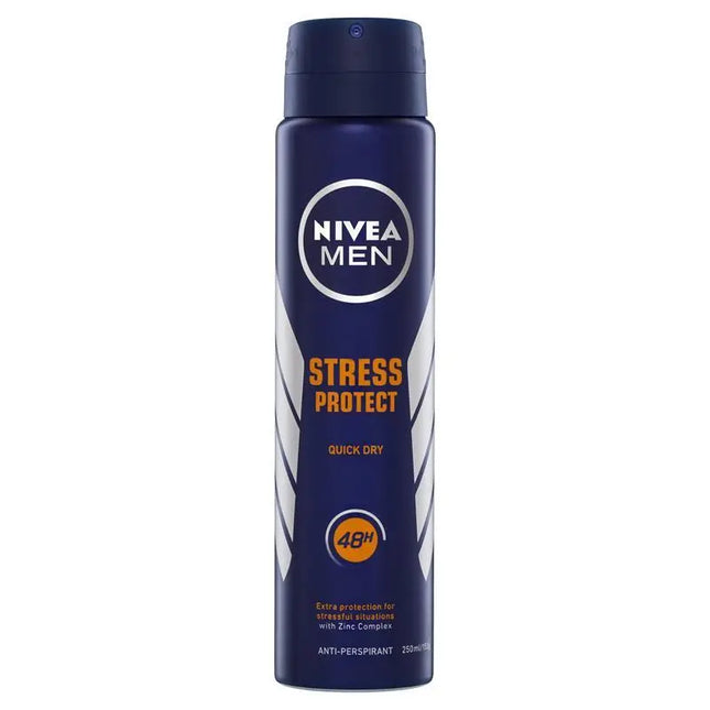 Nivea Men Stress Protect Aerosol Deodorant 250ml - OhYouLuckyDuck.com.au