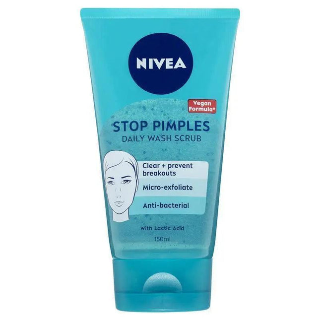 Nivea Stop Pimples Daily Wash Scrub 150ml - OhYouLuckyDuck.com.au