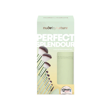 Nude By Nature Perfect Splendour 10 Piece Brush Gift Set