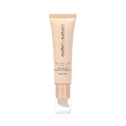 Nude by Nature Moisture Infusion Foundation 30ml N3 Almond - OhYouLuckyDuck.com.au