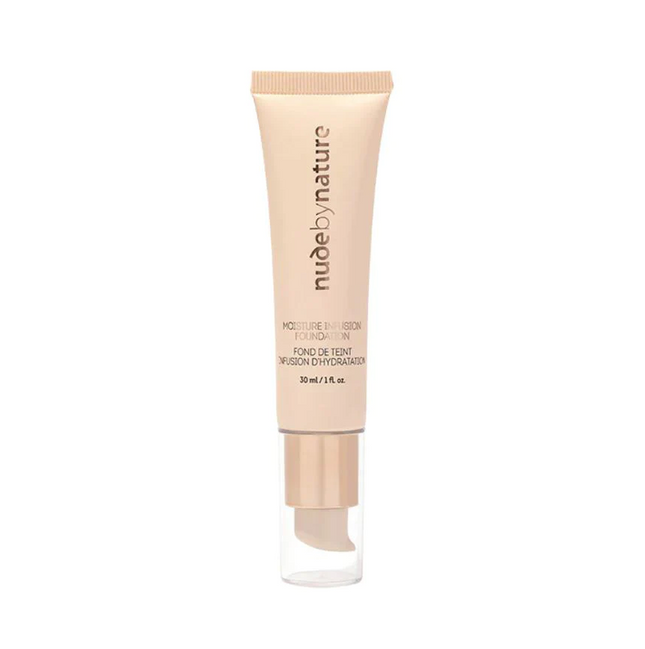 Nude by Nature Moisture Infusion Foundation 30ml N3 Almond - OhYouLuckyDuck.com.au