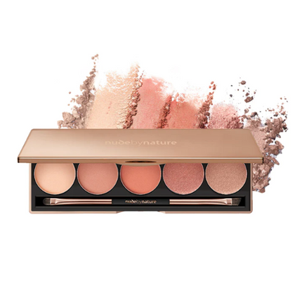 Nude by Nature Natural Eye Palette - Peach - OhYouLuckyDuck.com.au