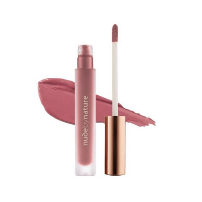 Nude by Nature Satin Liquid Lipstick 04 Soft Petal - OhYouLuckyDuck.com.au