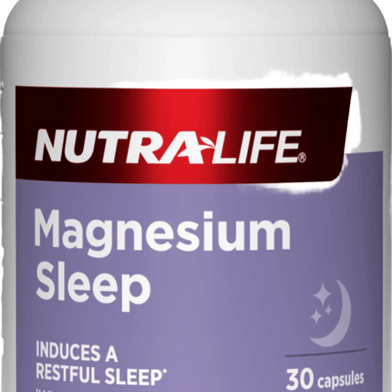 Nutra-Life Magnesium Sleep 30 Capsules - OhYouLuckyDuck.com.au