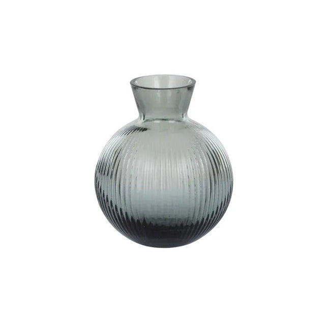 Coast To Coast Thornton Glass Vase Grey