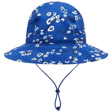 Flora Blue Blooms Sun Hat