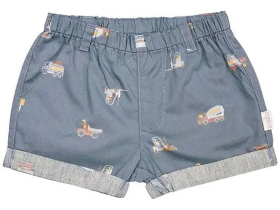 TOSHI Baby Shorts Big Diggers Size 2