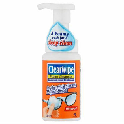 Clearwipe Foam Lens and Screen Cleaner for Eyeglasses 140ml
