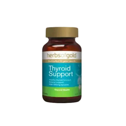 Herbs of Gold Thyroid Support for Healthy Thyroid Gland Function 60 Tablets