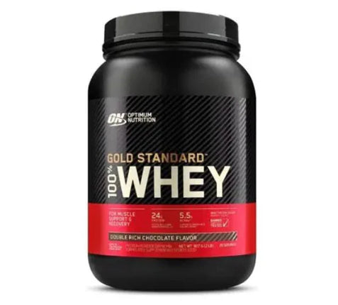 Optimum Nutrition Gold Standard 100 Percent Whey Protein Powder Double Rich Chocolate 907g