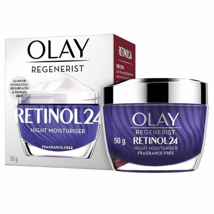 OLAY Regenerist Retinol 24 Night Moisturiser 50g - OhYouLuckyDuck.com.au