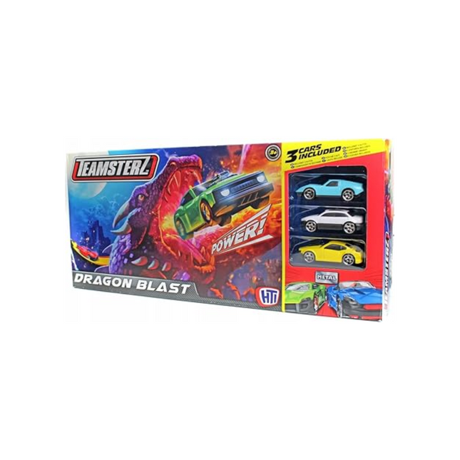 All Brands Toys Teamsterz Beast Machine Dragon Blast Trackset & 3 Cars