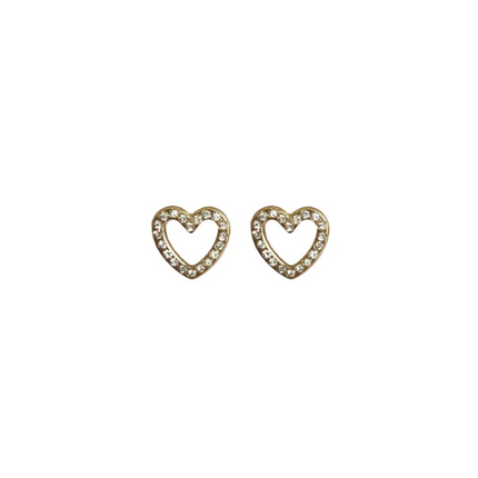 Rossan Open Heart Cz Gold