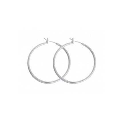 Adnohr Just Hoops-Large Click Silver