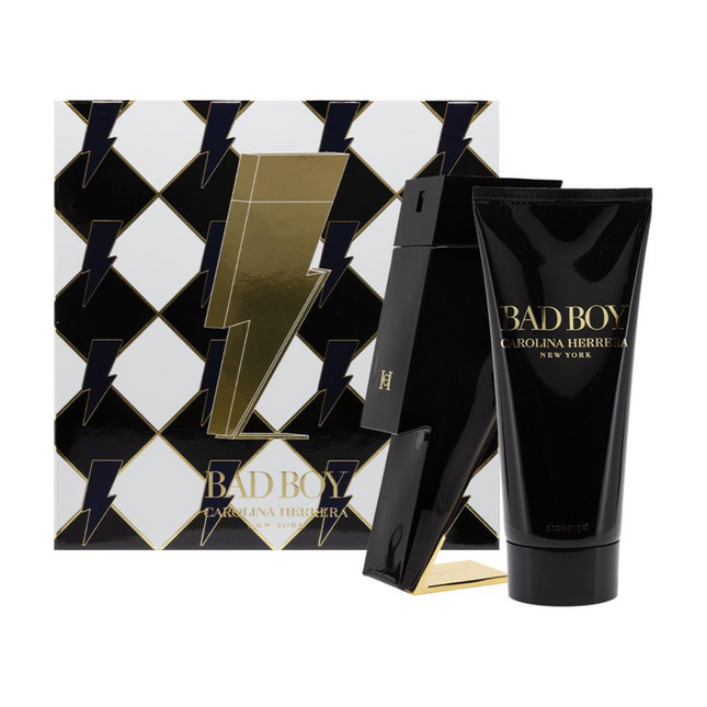 Carolina Herrera Bad Boy Cobalt EDT 100ML, Body Wash 100ML 2Pc Gift Set