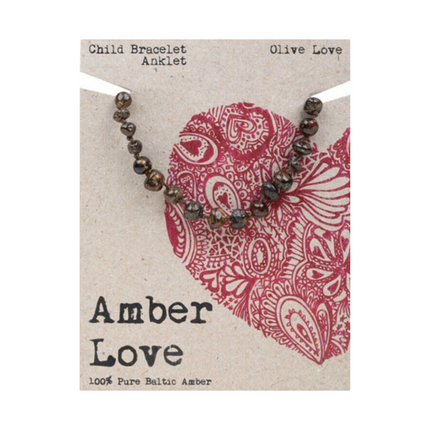Amber Love Olive 14cm Bracelet