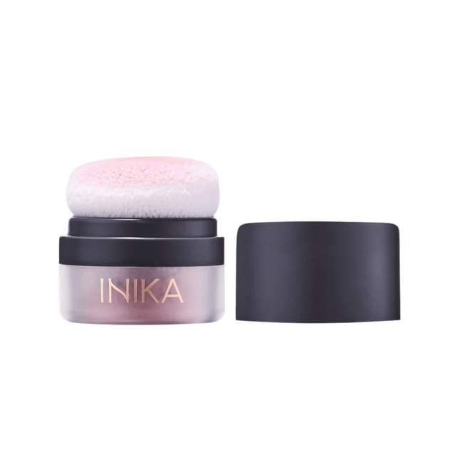 Inika Organic Mineral Blush Puff Pot Rosey Glow