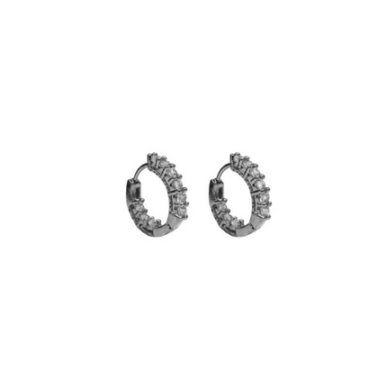 Rossan Fe4497 Fancy Huggy Rhodium