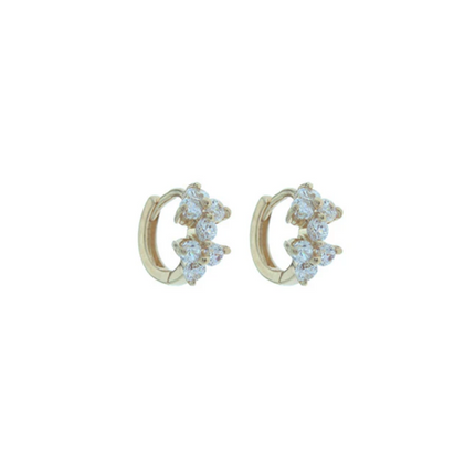 Rossan Fe4484 2 Flower Cz Huggy