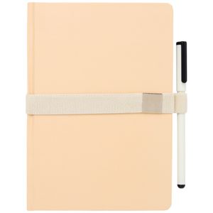Notebook and Pen Set Tan A5 Ruled Journal Gift Set