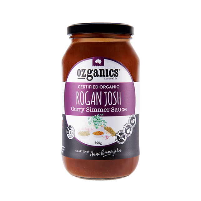 Ozganics Curry Sauce Roghan Josh 500G