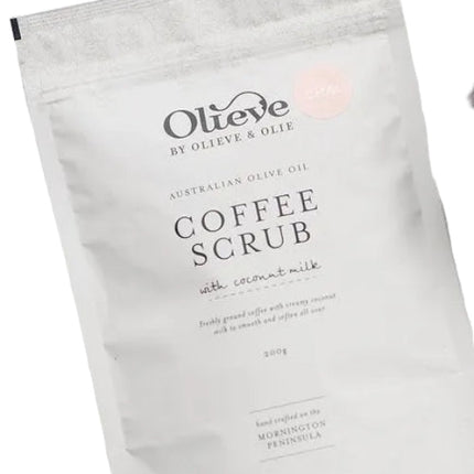 Olieve and Olie Chai Coffee Scrub Bar for Exfoliating and Energizing Skin 100G