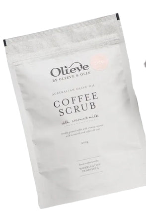 Olieve and Olie Chai Coffee Scrub Bar for Exfoliating and Energizing Skin 100G