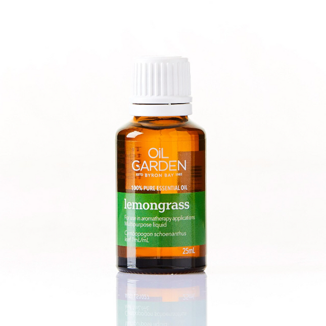 Oil Garden Lemongrass Pure Essential Oil 25ml - OhYouLuckyDuck.com.au