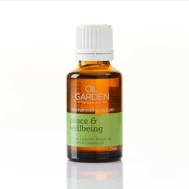 Oil Garden Peace & Wellbeing Essential Oil Blend 25mL - OhYouLuckyDuck.com.au