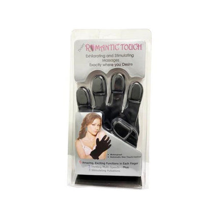 One touch 6 function massage glove black - OhYouLuckyDuck.com.au