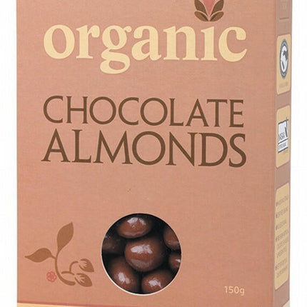 Organic Times Milk Chocolate Almonds 150g