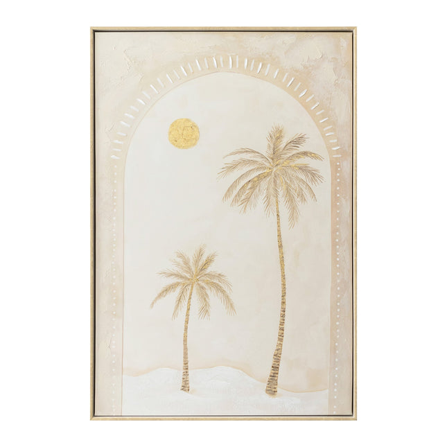 NF Agency Palm Reading Painting Framed Canvas Art 63x93CM