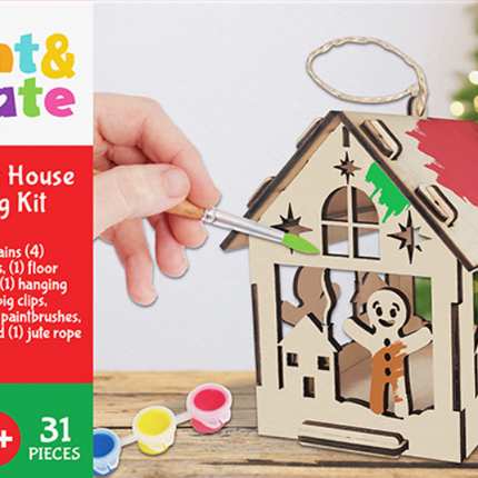 Artico Paint & Create Kit Christmas House