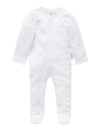 Purebaby Unisex Fashion Zip Growsuit in Organic Cotton Size 0000