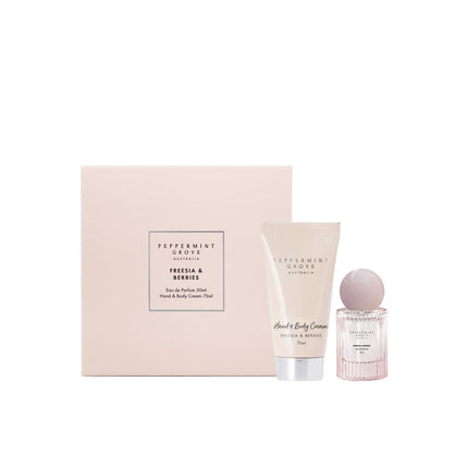 Peppermint Grove Freesia & Berries EDP And Hand & Body Cream Gift Set
