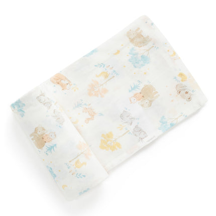 Purebaby Little Nap Printed Muslin Swaddle Wrap 120CM x 120CM