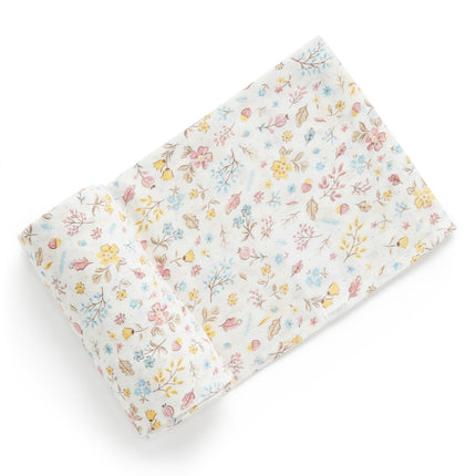 Purebaby Posy Printed Organic Cotton Muslin Wrap 120CM x 120CM