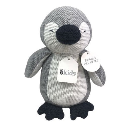 Knitted Musical Penguin