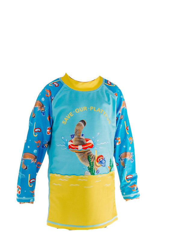 Radicool Australia Kids Rashie Save Our Platypus Size 2