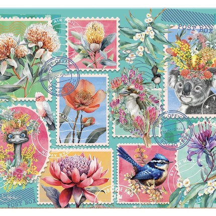 Ashdene Pretty Postage Placemats Set of 6 34CM x 26.5CM