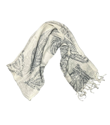 Branded Workwear Scarf Paisley with Tassels