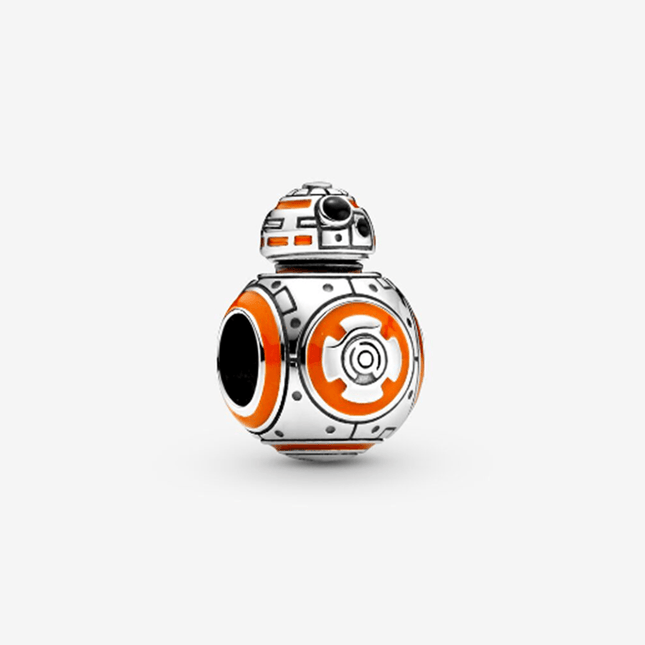 Pandora Jewelry Silver Charm Star Wars BB-8 - OhYouLuckyDuck.com.au