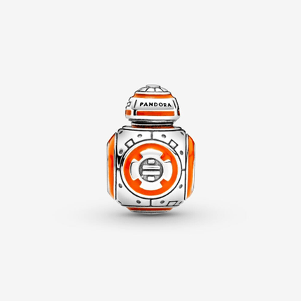 Pandora Jewelry Silver Charm Star Wars BB-8 - OhYouLuckyDuck.com.au