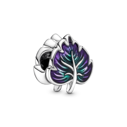 Pandora Purple & Green Leaf Charm - OhYouLuckyDuck.com.au