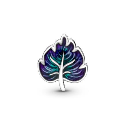 Pandora Purple & Green Leaf Charm - OhYouLuckyDuck.com.au